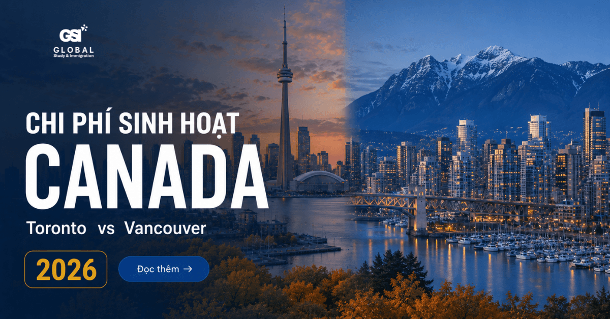 chi phi sinh hoat toronto va vancouver